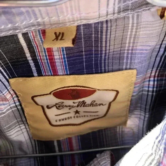 Larry Mahan Pearl Snap Button Up Shirt Xl - Picture 2 of 3